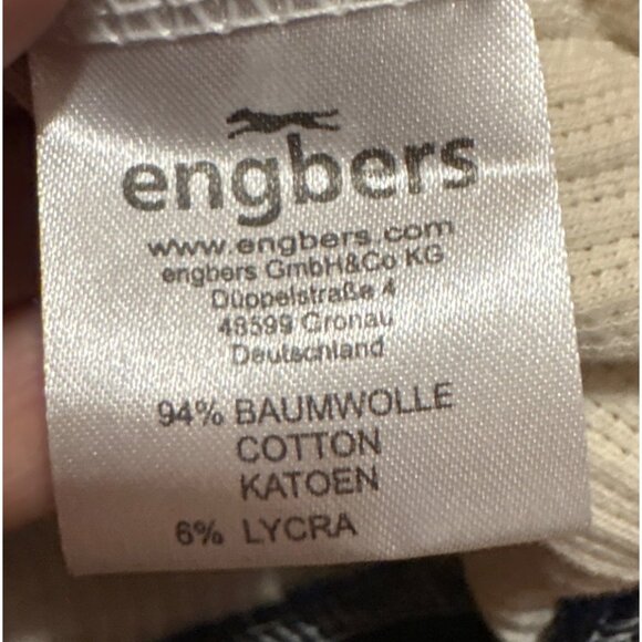 Engbers Sweater Mens XL Striped Half Zip Green Black Tierra Del Fuego Argentina - Picture 5 of 9